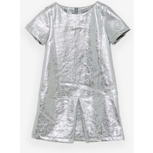 Bg Store Kız Çocuk Gümüş Elbise