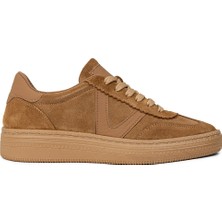 Deery Kadın Hakiki Süet Taba Renk Sneaker Ayakkabı - N0170ZTBAC01