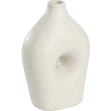 Eglo 421521 "ıwate" 18 cm Yüksekliğinde Bej Seramik Vazo