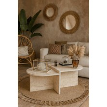 Reyo Falez Setro Orta Sehpa Traverten