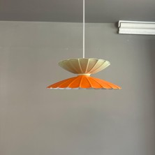 Rubby Turuncu-Mint Metal Tekli Avize Mutfak Modern Dekoratif Sarkıt Aydınlatma