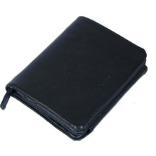 Tergan  Siyah Hakiki Deri Erkek Cüzdan - S1CE00001541-C59 Kartlık Bölmeli Günlük Kullanım İçin Minimalist Stil