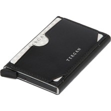 Tergan  Siyah Hakiki Deri Unisex Kredi Kartlık - S1KK00000260-B06