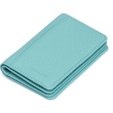 Tergan  Mavi Hakiki Deri Unisex Kredi Kartlık - S1KK00001601-N29
