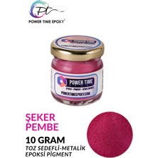 Power Time Epoxy Sedefli Metalik Toz Pigment Boya Epoksi Için 10 gr