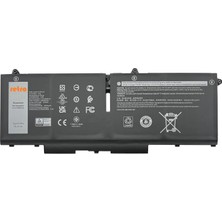 Retro Dell Latitude 5530, 07KRV Notebook Bataryası - Ver.1 - 4 Cell