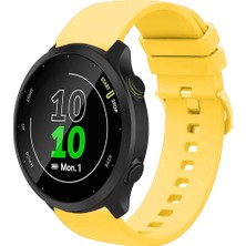Garmin Forerunner 158 ile Uyumlu Kordon Jel Silikon Tokalı Kayış