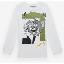 Bg Store Erkek Çocuk Beyaz Tshirt