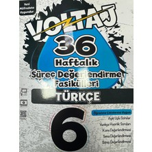 Voltaj 6. Sınıf Türkçe   36. Haftalık Süreç Değerlendirme Fasikülleri