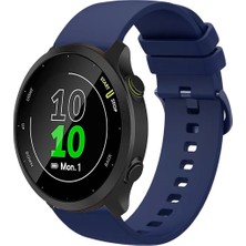 Garmin Forerunner 158 ile Uyumlu Kordon Jel Silikon Tokalı Kayış