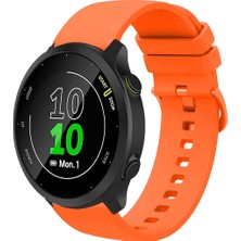 Garmin Forerunner 158 ile Uyumlu Kordon Jel Silikon Tokalı Kayış