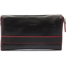 Tergan  Siyah Hakiki Deri Erkek Portföy Çantası - S1PC00001604-N8L