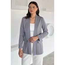 Kadın Duble Kol Önü Açık Ceket P-00018529