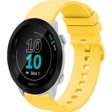 Garmin Forerunner 55 ile Uyumlu Kordon Jel Silikon Tokalı Kayış