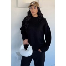 Kadın Bisklet Yaka Triko Kazak P-00018507