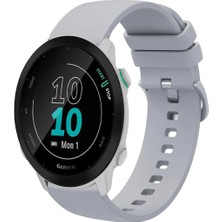 Garmin Forerunner 55 ile Uyumlu Kordon Jel Silikon Tokalı Kayış