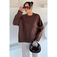 Kadın Bisklet Yaka Triko Kazak P-00018507