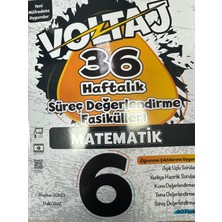 Voltaj 6. Sınıf Matematik 36. Haftalık Süreç Değerlendirme Fasikülleri