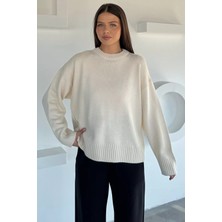 Kadın Bisklet Yaka Triko Kazak P-00018507