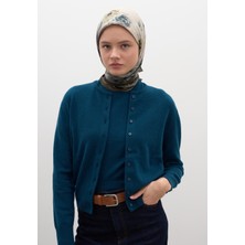 Marıelle Desen Pamuklu Viskon Eşarp Haki