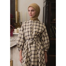 Pamuk Viskon Eşarp Sütlü Kahve