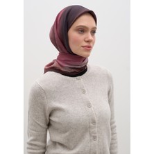 Fresh Bordo Ombre Desen Pamuklu Viskon Eşarp