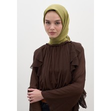 Pamuk Viskon Eşarp Haki