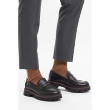 Mammamia Kadın Deri Loafer Ayakkabı D25KA-3175