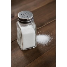 Cam Tuzluk Biberlik 100 ml Şeffaf Sofra Baharatlık