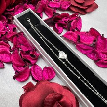 Victoria 925 Ayar Gümüş Taşlı Kadın Bileklik – Zarif, Gümüş Rengi