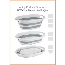 🧺 Katlanabilir 26 Lt Çamaşır Selesi – Dar Alanların Kurtarıcısı! (40X55 Cm)