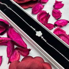 Victoria Yonca Figürlü Kadın Bileklik 925 Ayar Gümüş Zirkon Taşlı