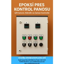 Statik Otomasyon ST-PIK02 Endüstriyel Hidrolik Pres ve Isıtıcı Kontrol Ünitesi