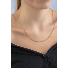 Fiyonk Kuyumculuk 14 Ayar Altın Doch Zincir Kolye 1.70 mm