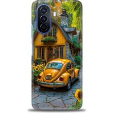Huawei Nova Y70 Kılıf Hd Baskılı Kılıf + Nano Tam Kaplayan Ekran Koruyucu 110