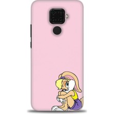 Huawei Mate 30 Lite Kılıf Hd Baskılı Kılıf + Nano Tam Kaplayan Ekran Koruyucu 409