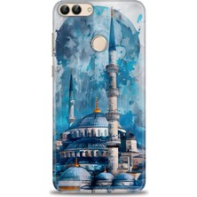 Huawei P Smart Kılıf Hd Baskılı Kılıf + Nano Tam Kaplayan Ekran Koruyucu 228