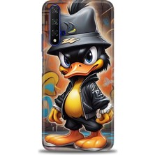 Huawei Honor 20 Kılıf Hd Baskılı Kılıf + Nano Tam Kaplayan Ekran Koruyucu 256