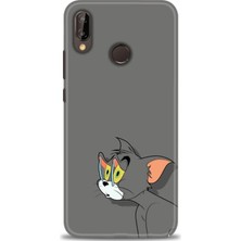 Huawei P20 Lite Kılıf Hd Baskılı Kılıf + Nano Tam Kaplayan Ekran Koruyucu 408