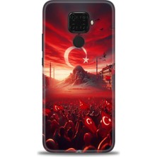 Huawei Mate 30 Lite Kılıf Hd Baskılı Kılıf + Nano Tam Kaplayan Ekran Koruyucu 39