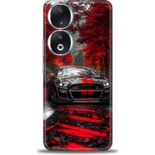 Huawei Honor 90 Kılıf Hd Baskılı Kılıf + Nano Tam Kaplayan Ekran Koruyucu 490