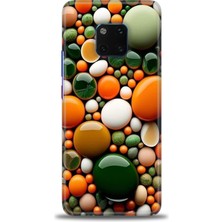 Huawei Mate 20 Pro Kılıf Hd Baskılı Kılıf + Nano Tam Kaplayan Ekran Koruyucu 348