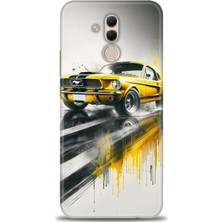 Huawei Mate 20 Lite Kılıf Hd Baskılı Kılıf + Nano Tam Kaplayan Ekran Koruyucu 108