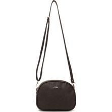 GÖNDERİ Kadın Kahverengi  Uzun Askılı Omuz Çantası