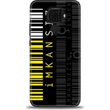 Huawei Mate 30 Lite Kılıf Hd Baskılı Kılıf + Nano Tam Kaplayan Ekran Koruyucu 400
