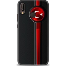 Huawei P20 Lite Kılıf Hd Baskılı Kılıf + Nano Tam Kaplayan Ekran Koruyucu 32