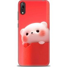 Huawei Y7 Prime 2019 Kılıf Hd Baskılı Kılıf + Nano Tam Kaplayan Ekran Koruyucu 75