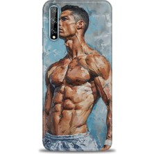 Huawei P Smart S Kılıf Hd Baskılı Kılıf + Nano Tam Kaplayan Ekran Koruyucu 4