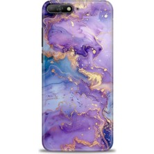 Huawei Y6 2018 Kılıf Hd Baskılı Kılıf + Nano Tam Kaplayan Ekran Koruyucu 311