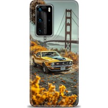 Huawei P40 Pro Kılıf Hd Baskılı Kılıf + Nano Tam Kaplayan Ekran Koruyucu 105